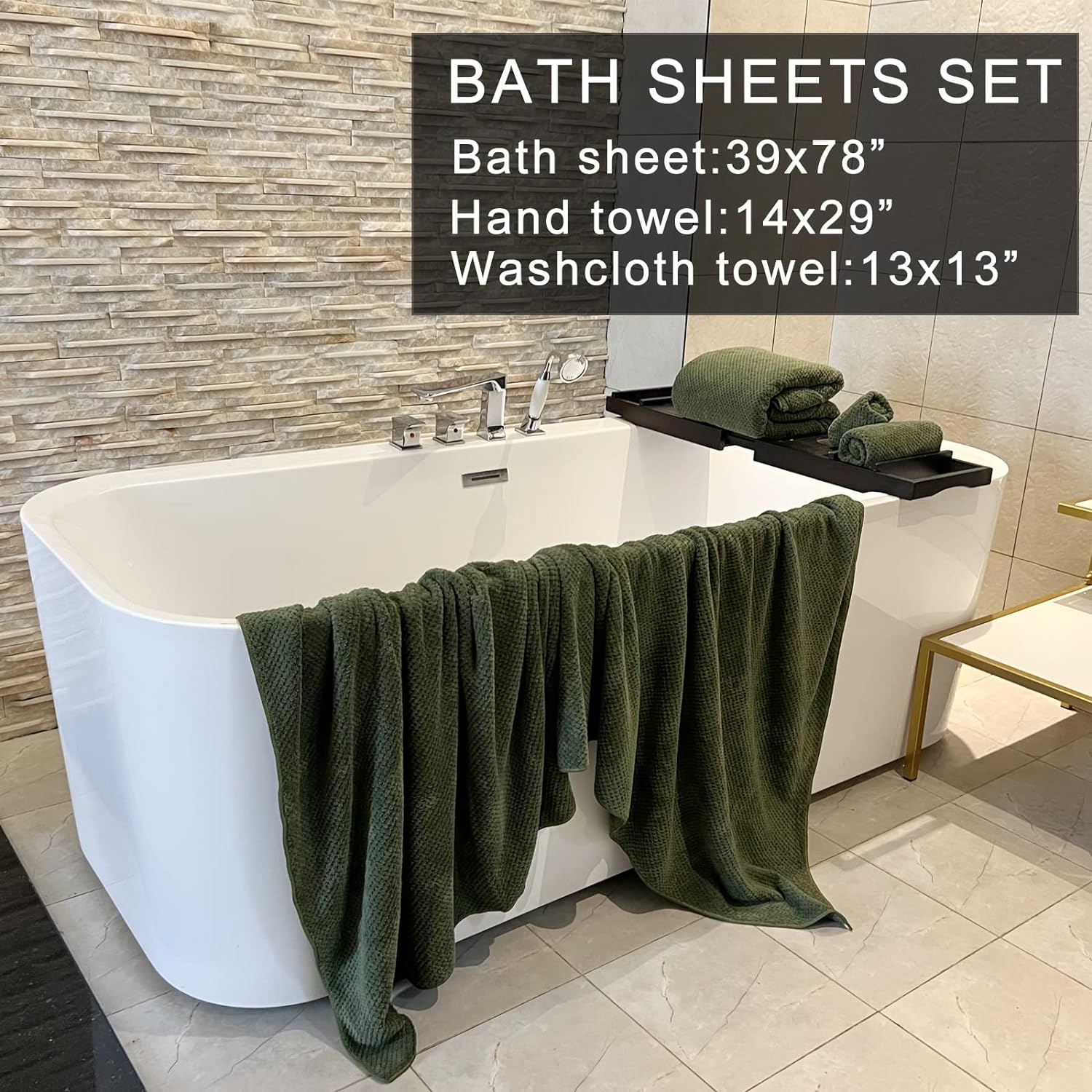 Bath Time Made Relaxing Luxury Oversized Towels for Adults