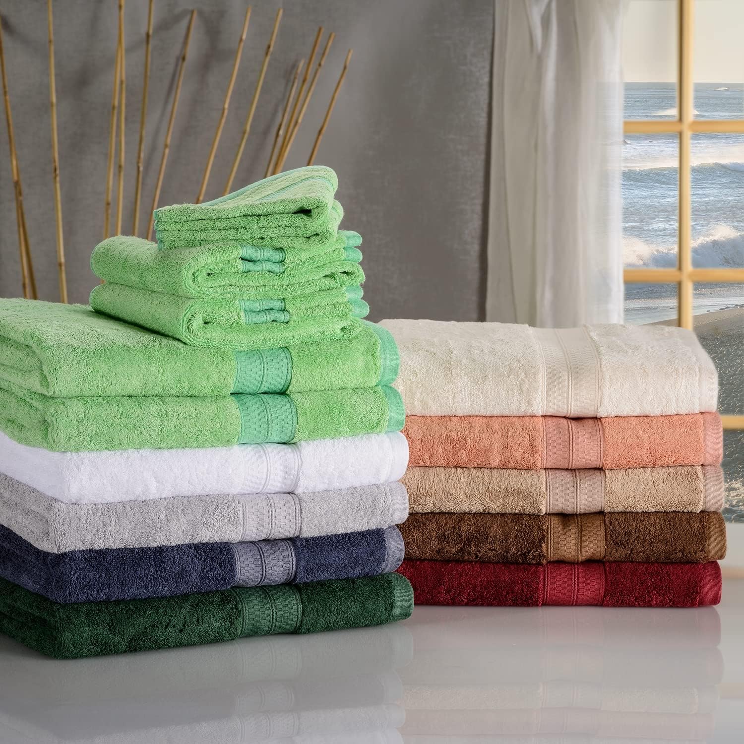 Superior 6-Piece Bath Towel Set