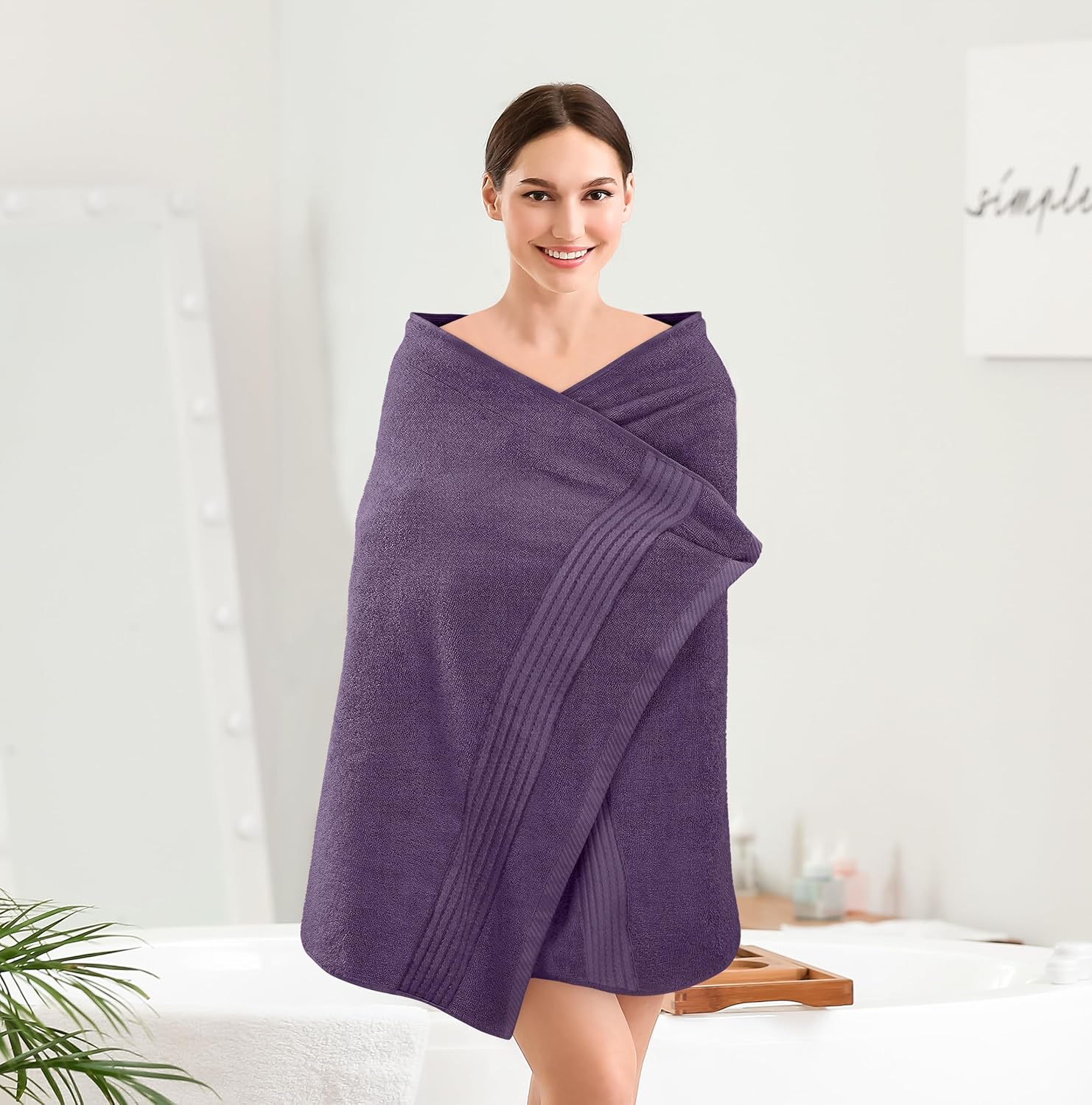 Utopia 4-Pack Bath Towels