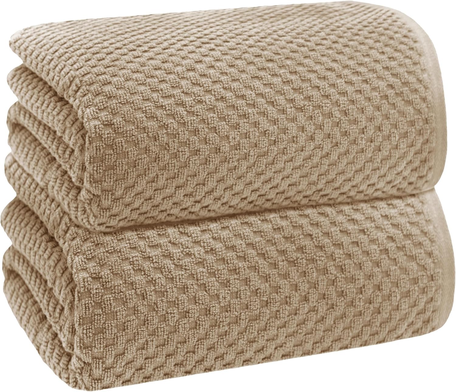 COTTON CRAFT Waffle Bath Sheets Set of 2