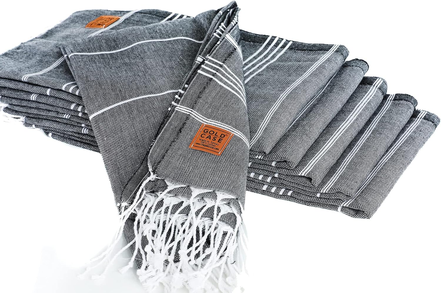Luxury Turkish Beach Towels Set - 100 Cotton Quick Dry and Soft