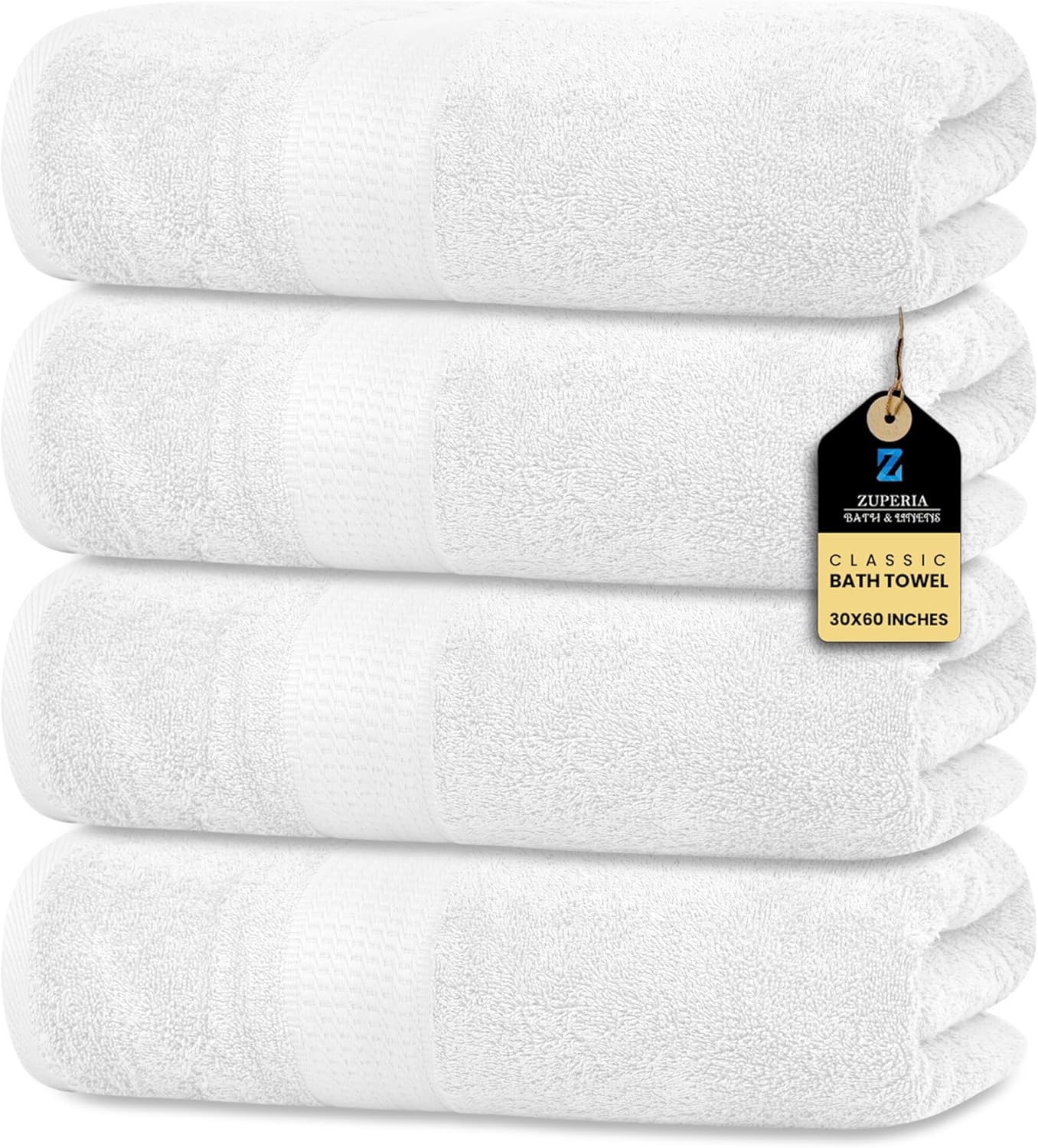 Zuperia Premium 100 Cotton Bath Towels