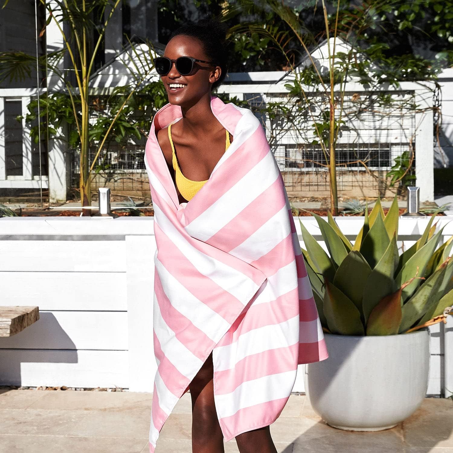 Cake Bay Beach Towels - Cabana Light Multi-Colour 160x90cm