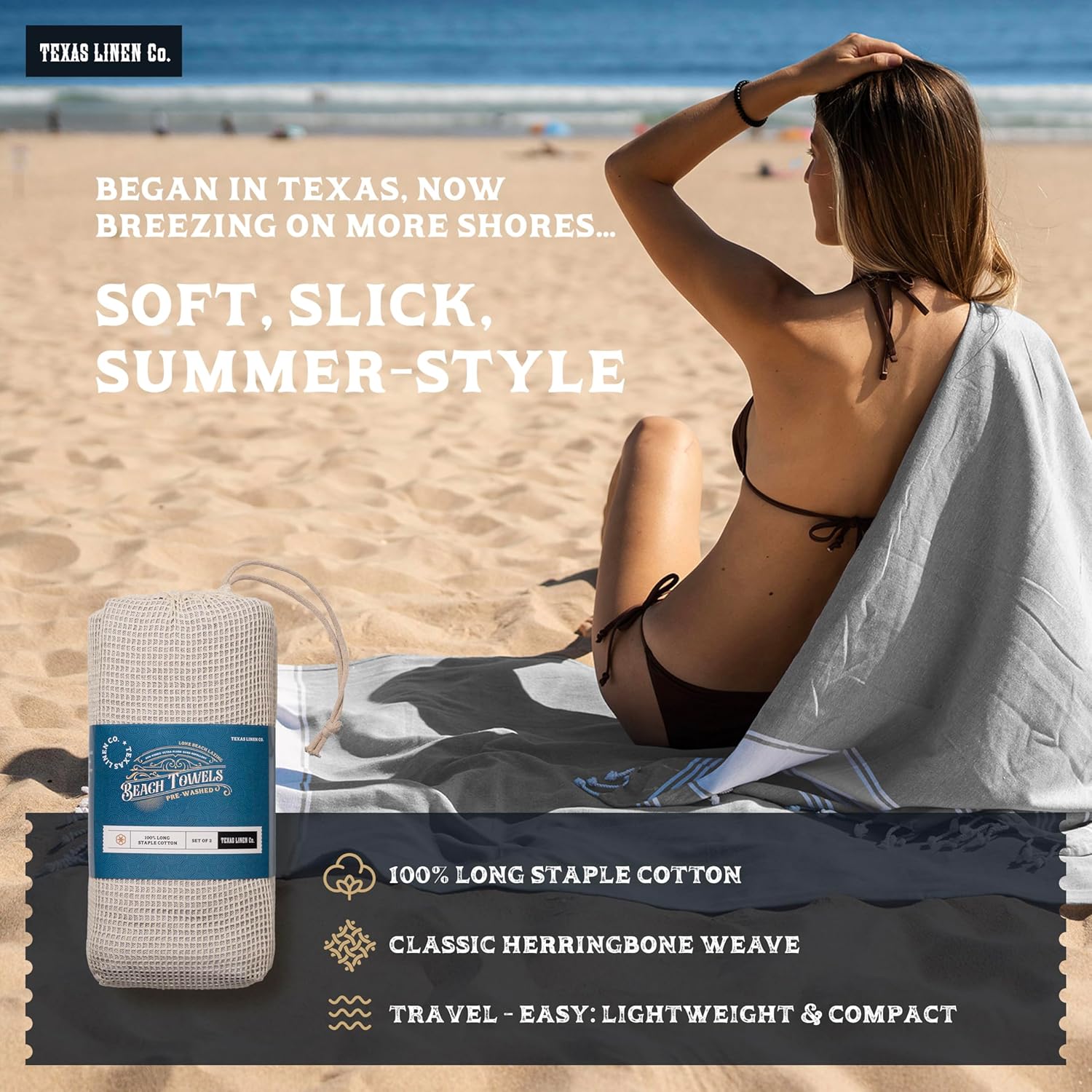 10-Piece Beach Towels Set