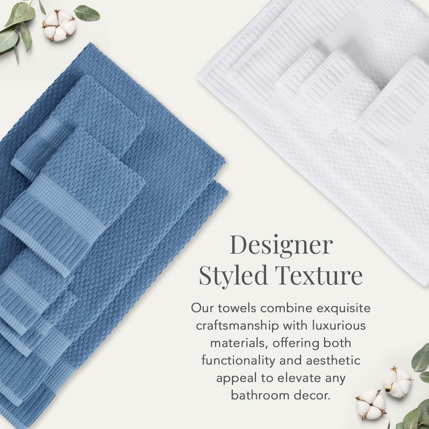 NY Loft 100 Cotton Bath Towels Set