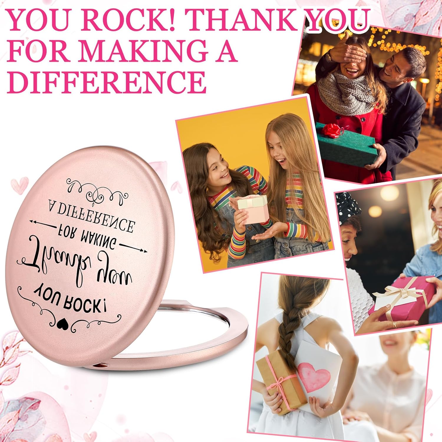 24 Set Inspirational Compact Mirrors Thoughtful Holiday Gift