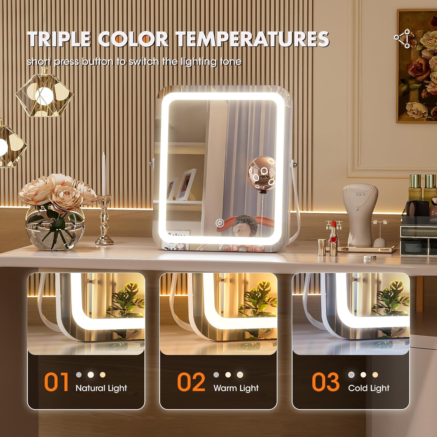 StylishLED Vanity Mirror