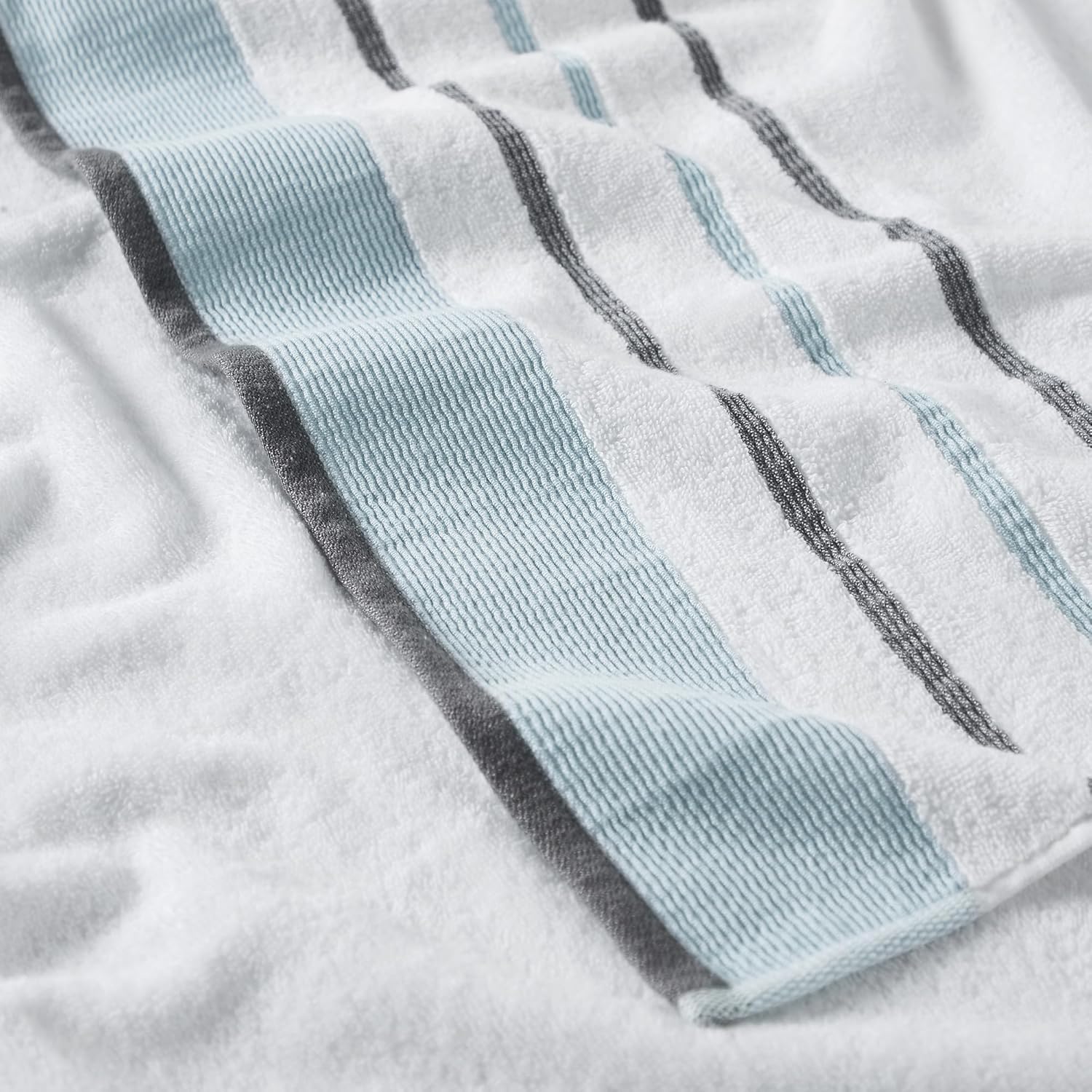 Luxurious Bath Towel Set with Eucalyptus Grey