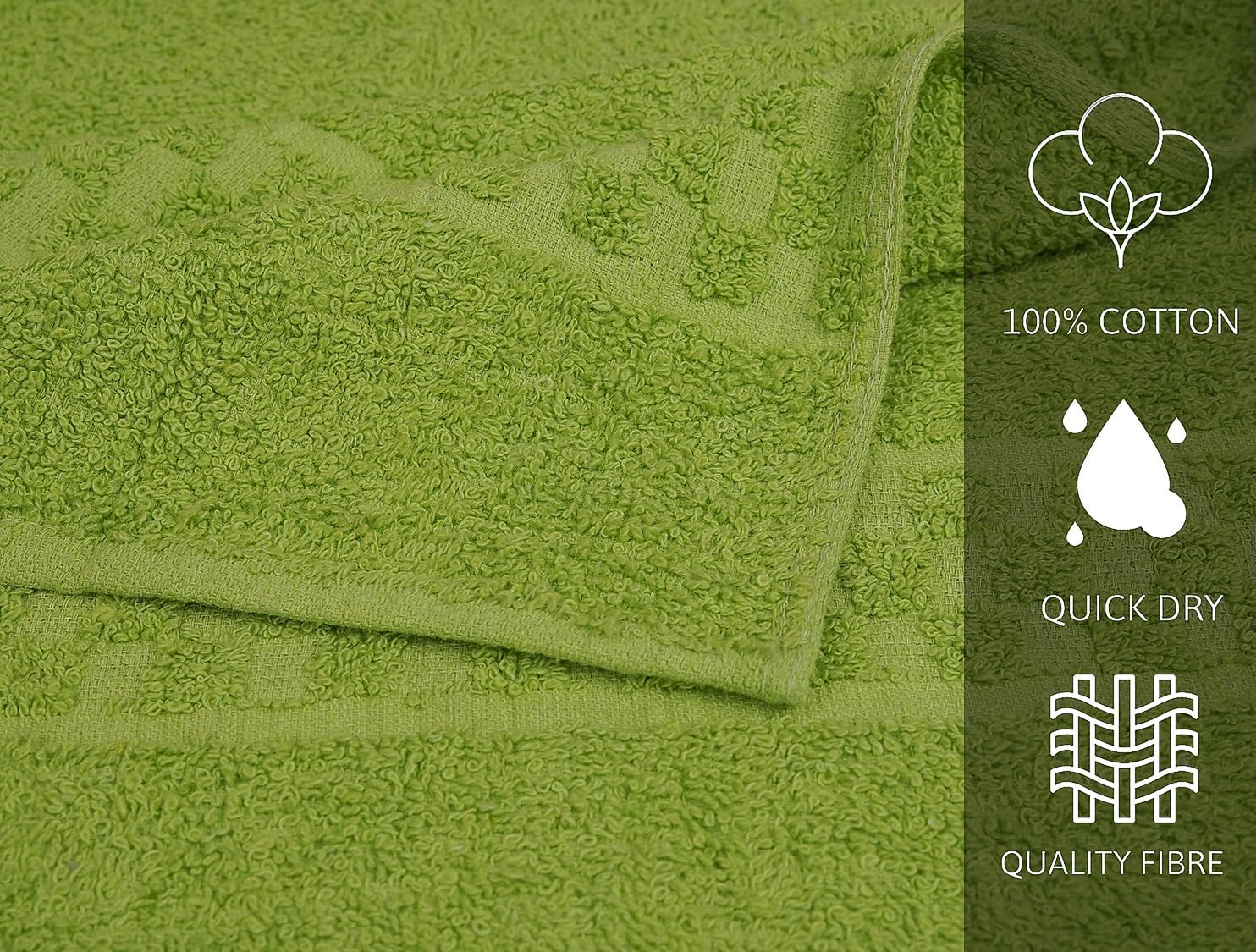 Zuberia 7-Pack Luxurious 30x54 Cotton Bath Towels Soft Durable