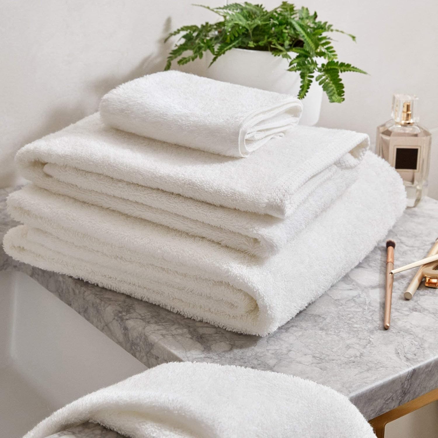Luxury All-White Bath Sheet Set