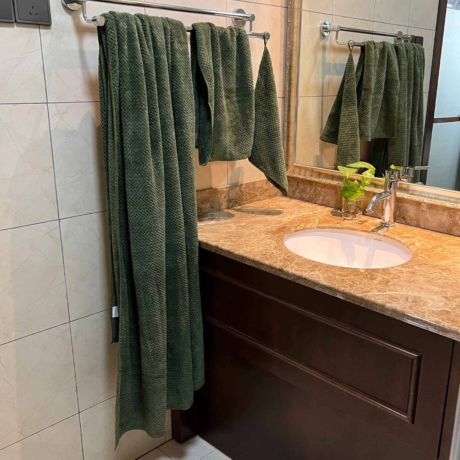Bath Time Made Relaxing Luxury Oversized Towels for Adults