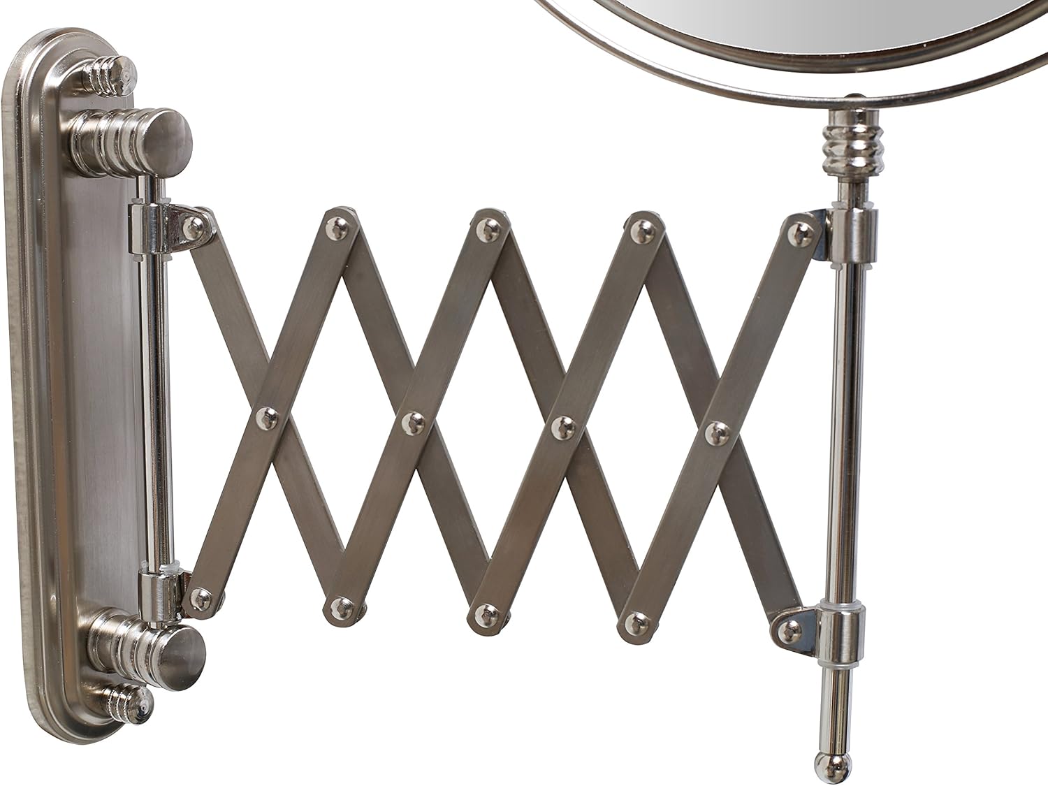 Deco Brothers Extendable Wall Mirror 1x 7x Magnification Double Sided
