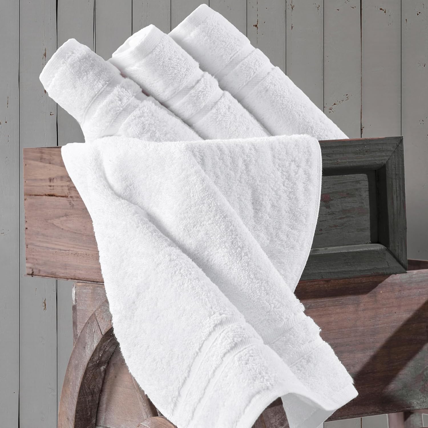 Elegant 16x29 Hand Towels for Home Spa Turkish Cotton