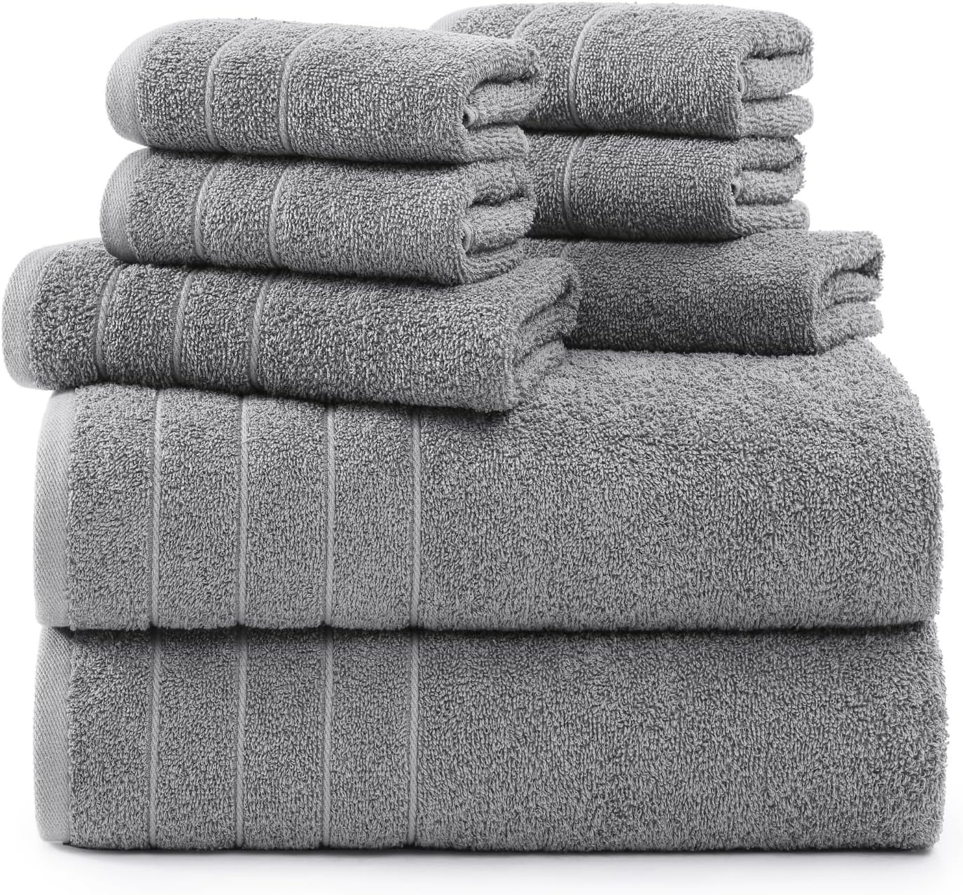 Luxurious 100 Cotton Bath Towel Set - Heavy Duty Soft and Absorbent