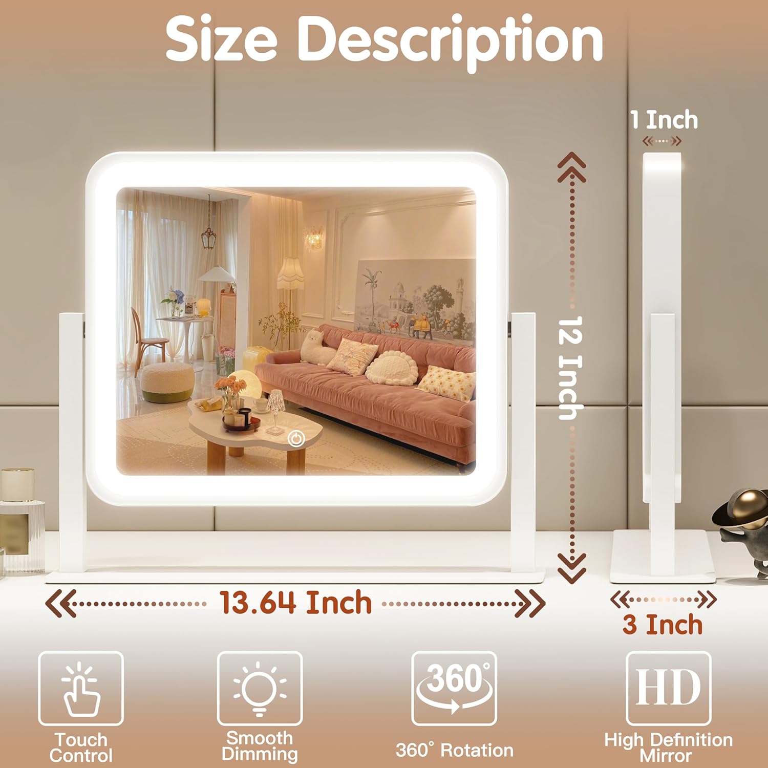 FENNIO Vanity Mirror with Lights