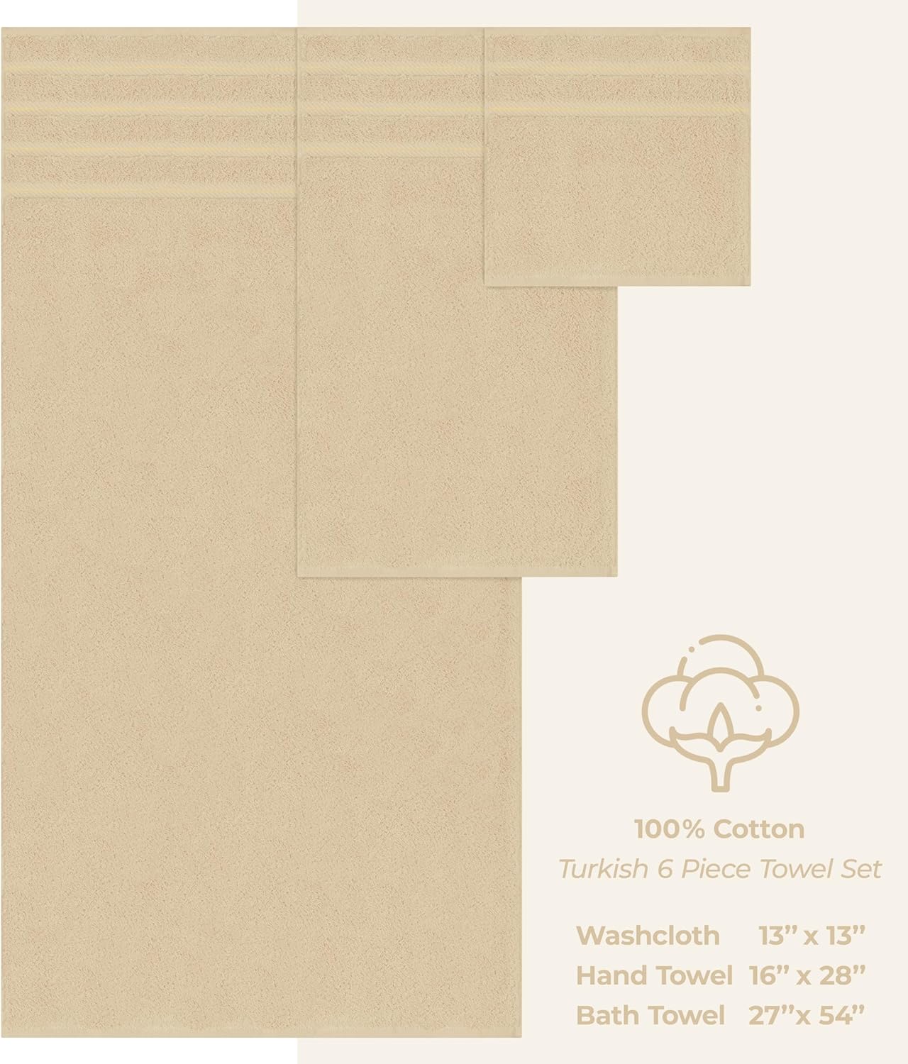American Soft Linen Luxury 6-Piece Towel Set
