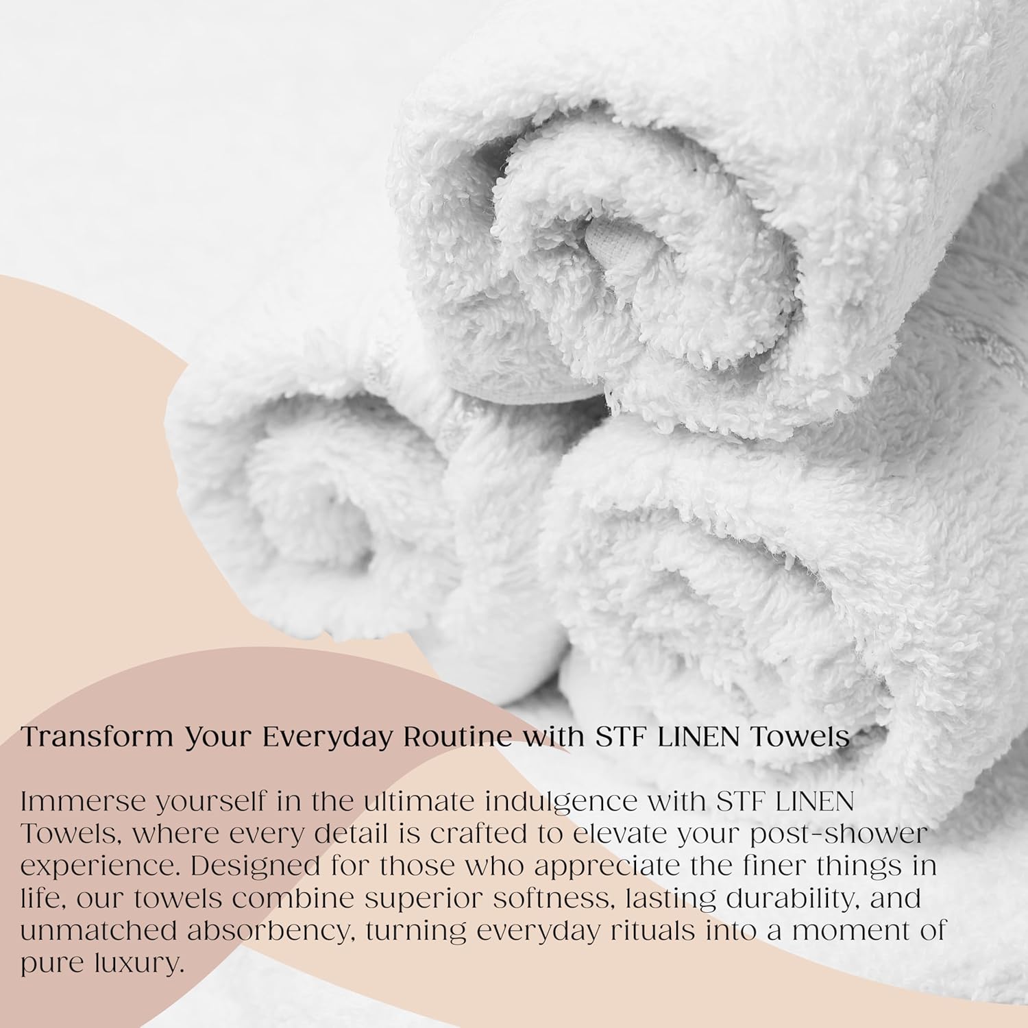 24 Pack White Bulk Bath Towels - Economy bath towels for Commercial Use