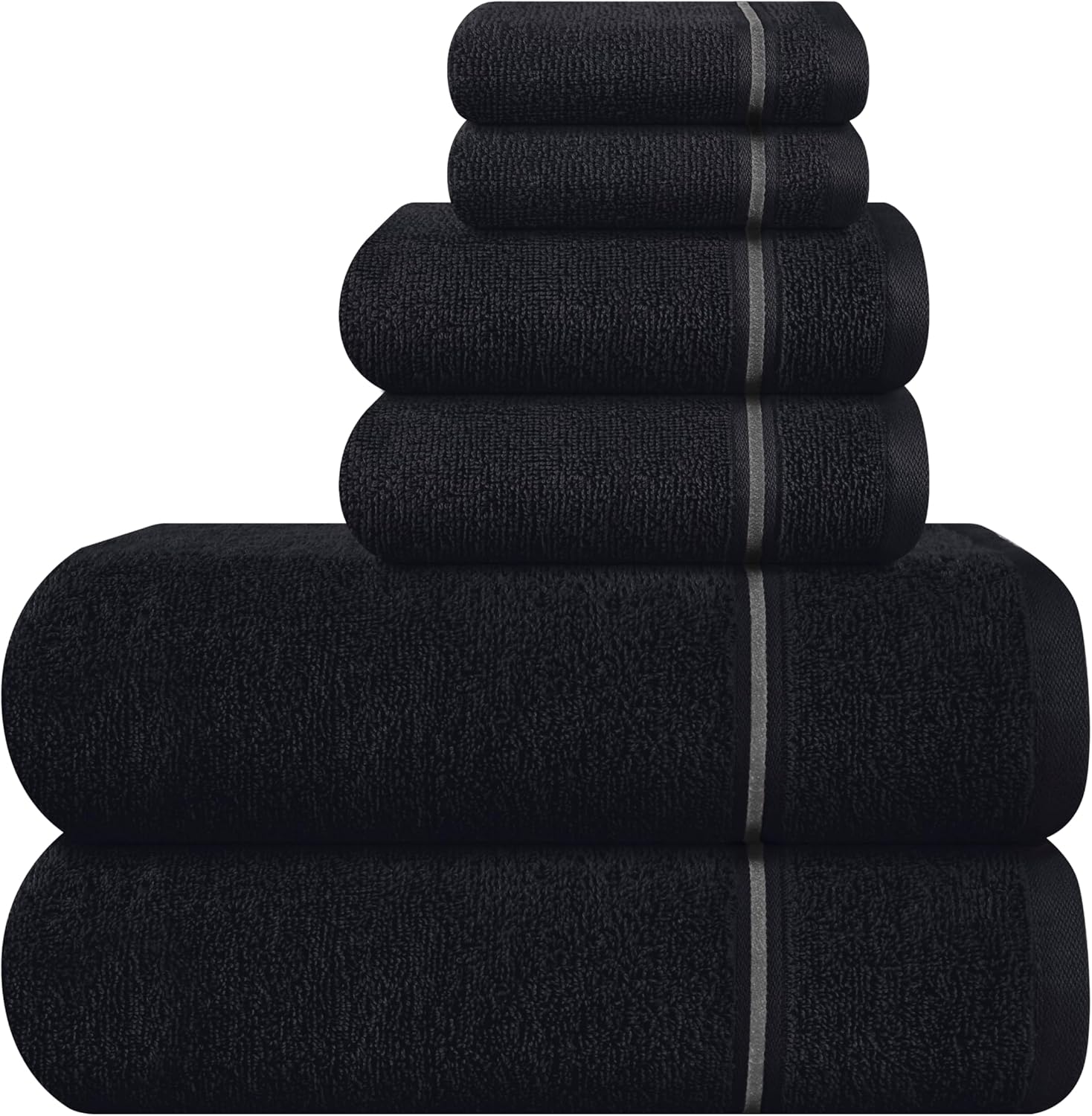 MyOwn Ultra Soft 6-Piece Cotton Towel Set for Home Spa