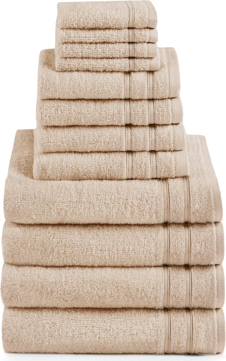 Experience Ultimate Luxury 12-Piece Cotton Bath Towel Set by Comfort Spaces