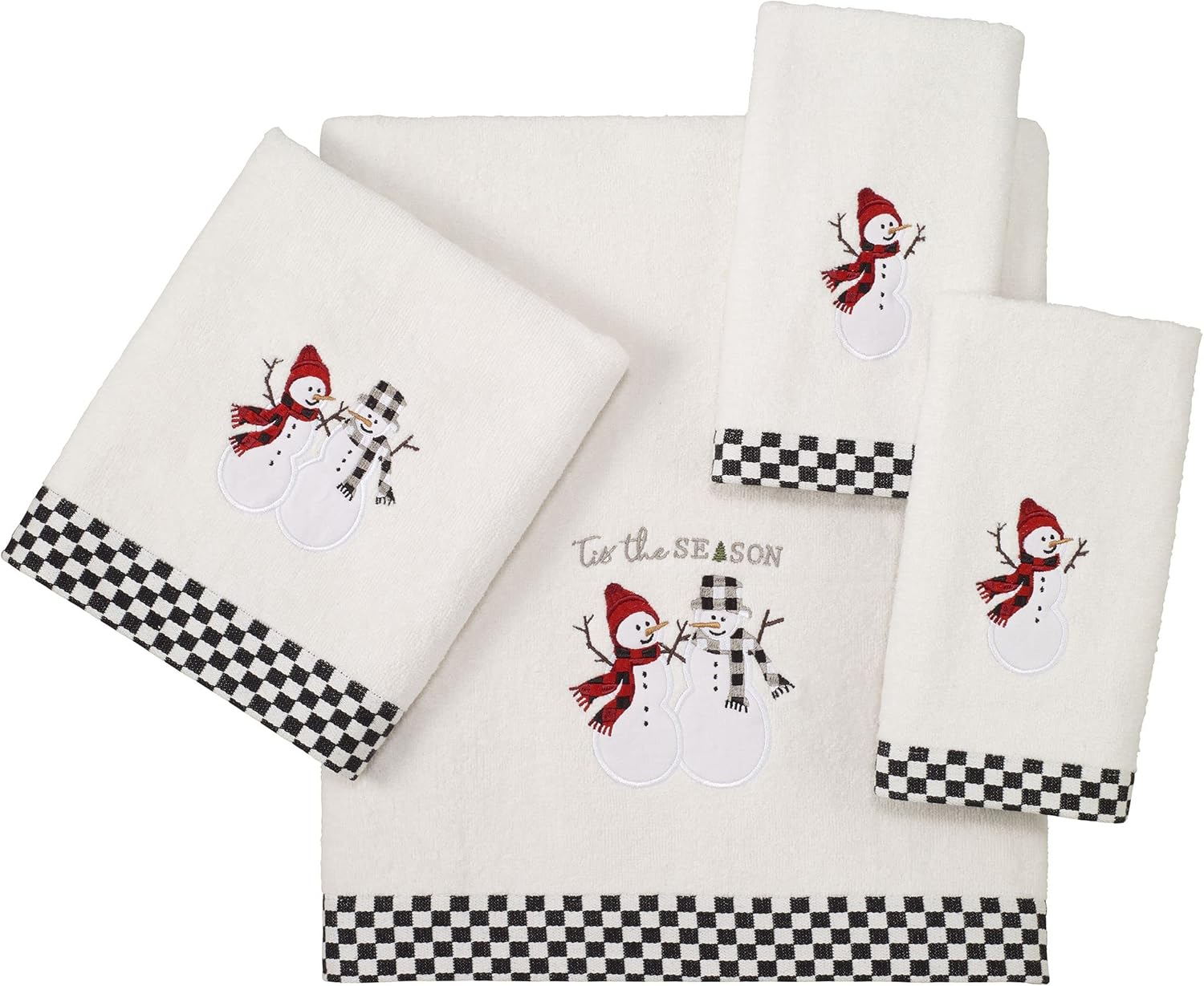 Avanti Linens- Fingertip Towel Set Rustic Pals Collection 4pcs