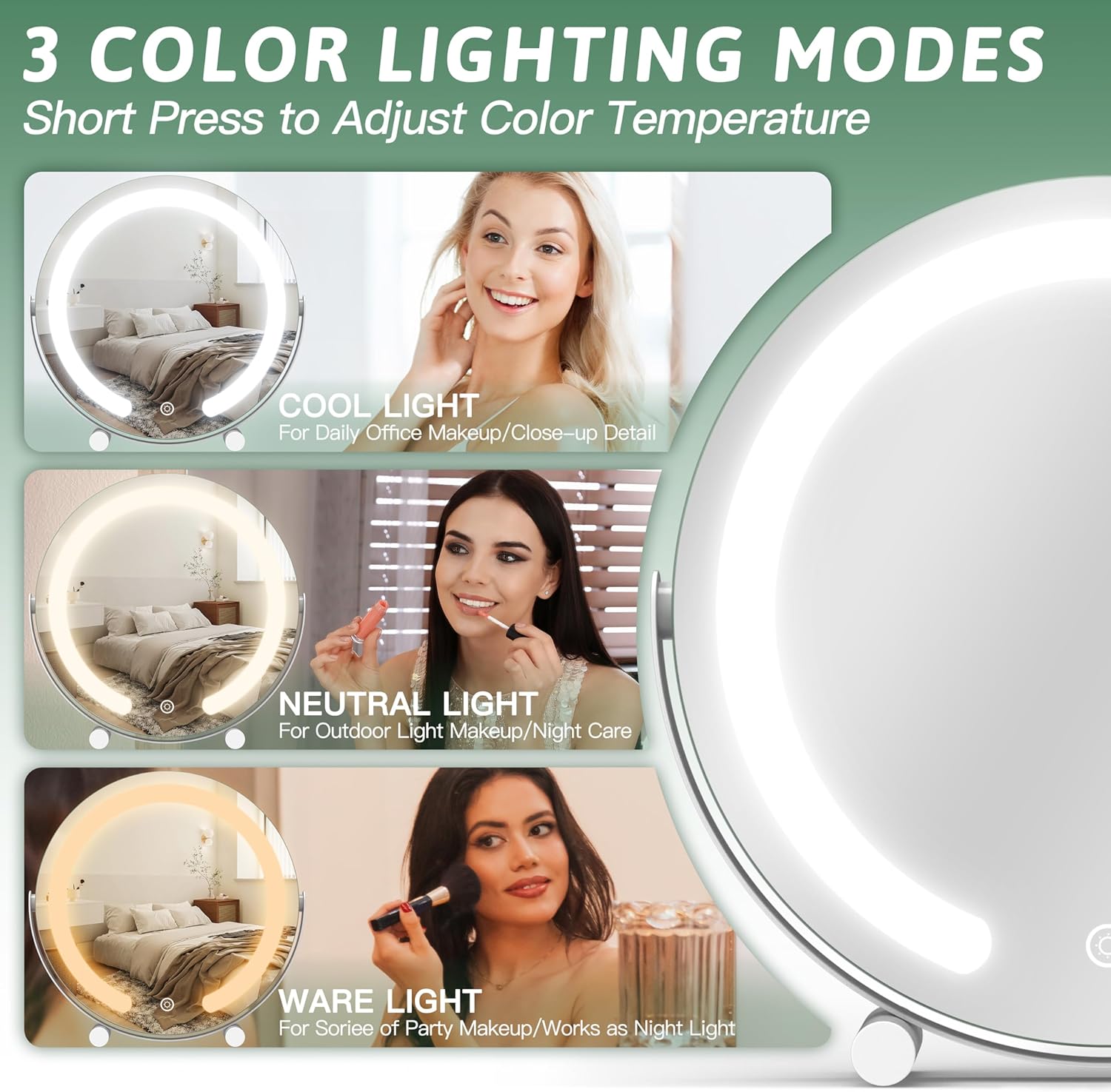 Vanity Mirror with a Touch of Beauty