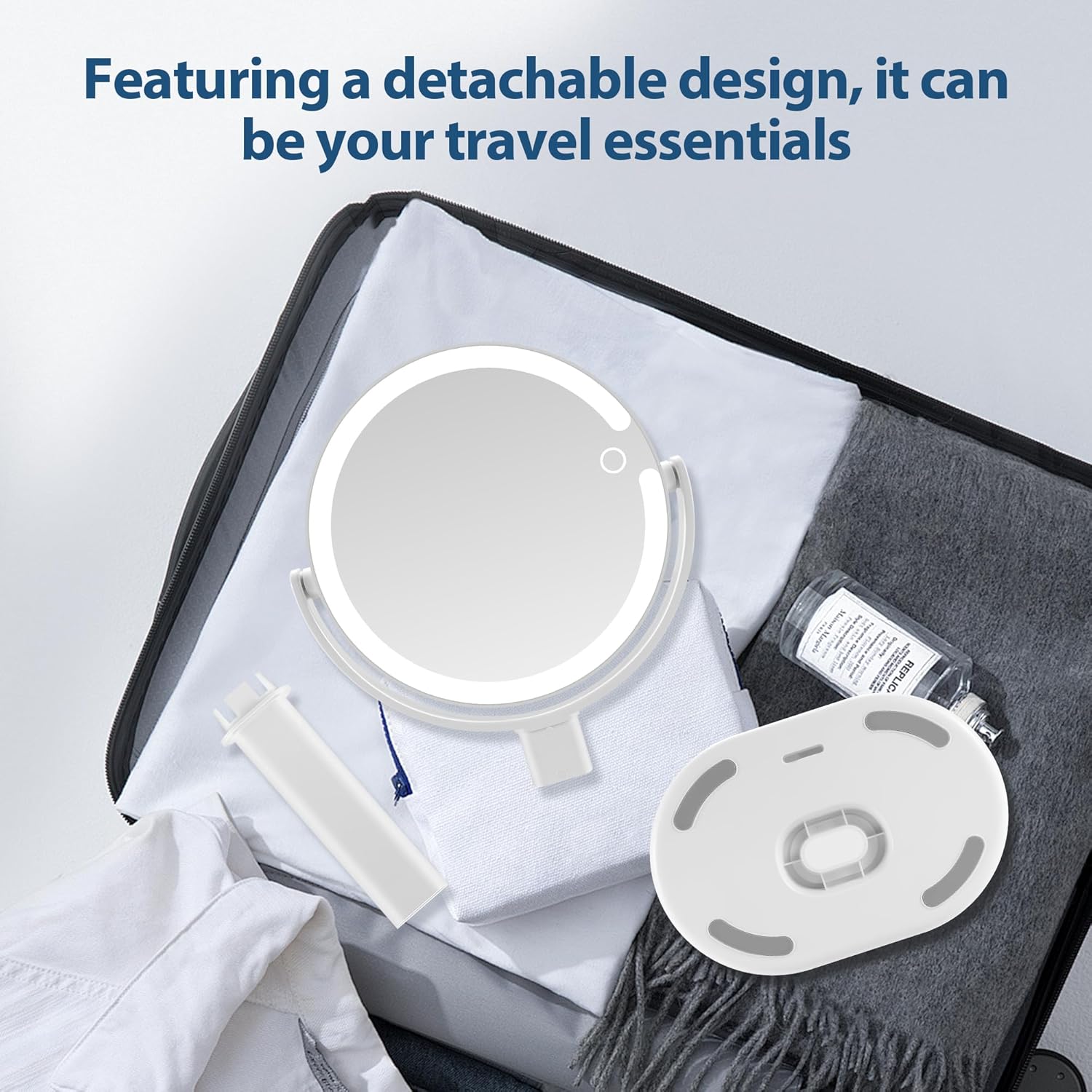 Double-Sided Makeup Mirror 20X with 8IN Size