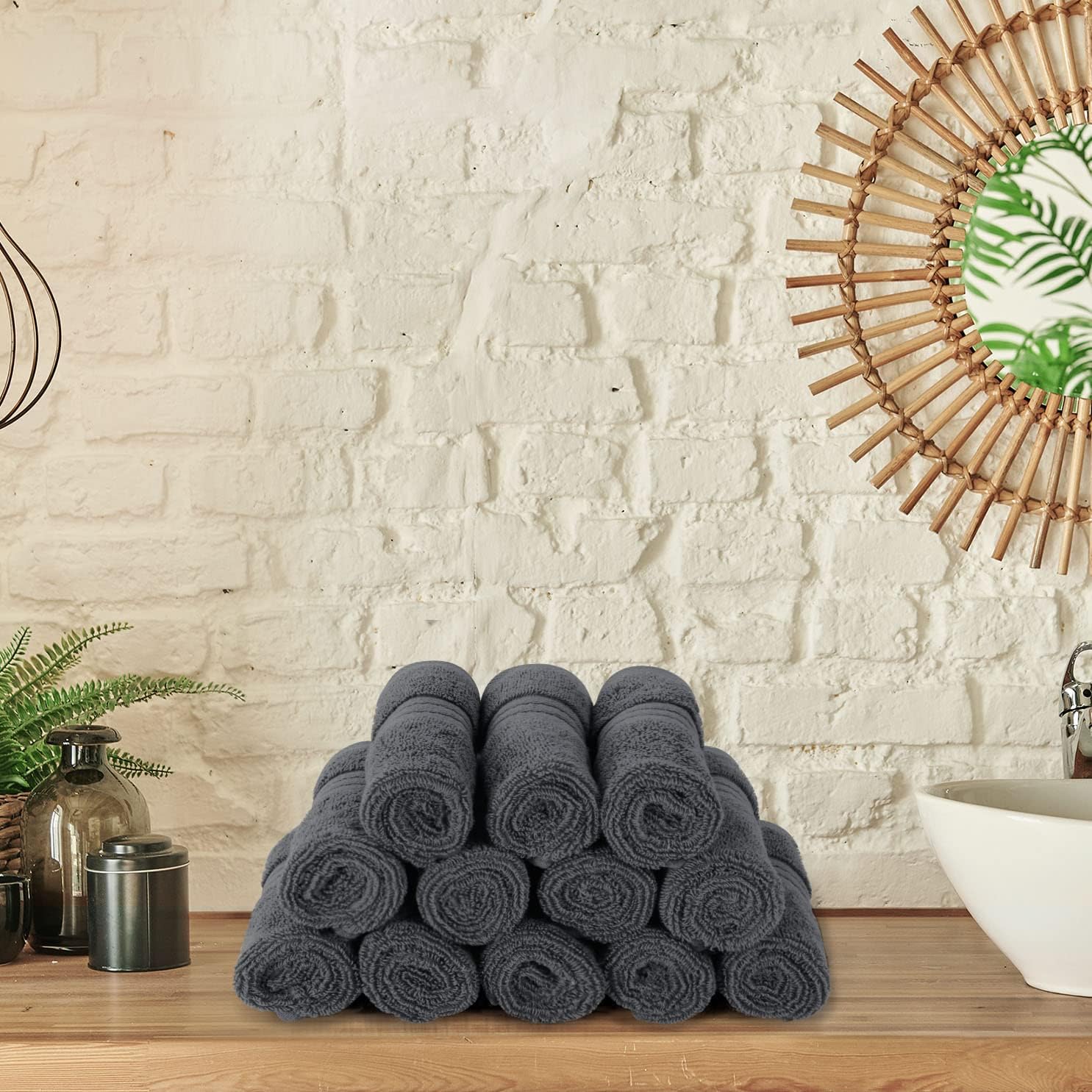 Utopia Premium Washcloth Set Soft Durable and Perfect for All Uses