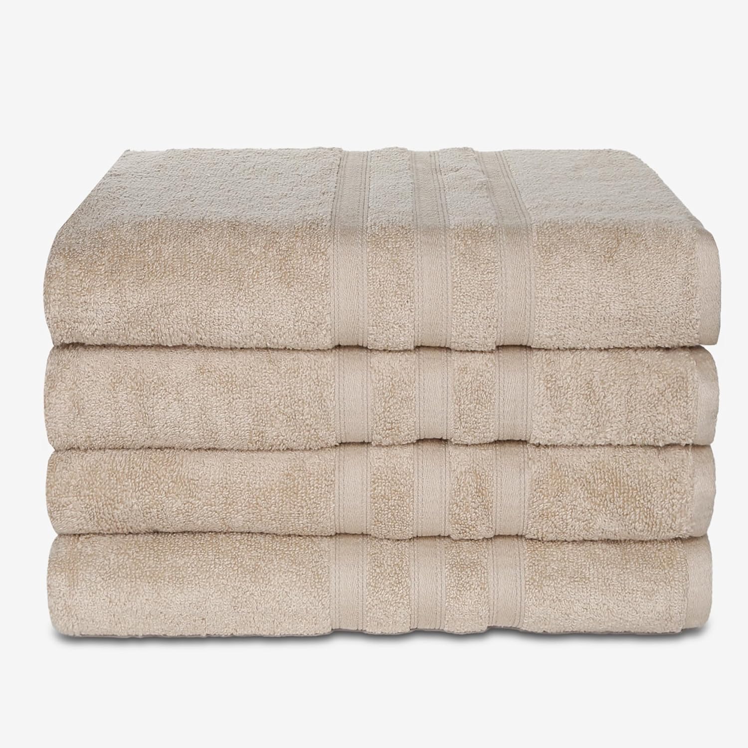 American Dawn Premium Bath Sheet Set Luxurious Linen Beige Style