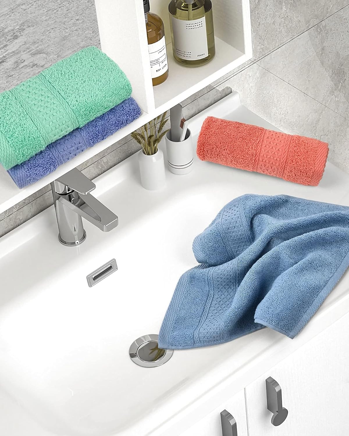 10-Pack Clean Bear Washcloth Set