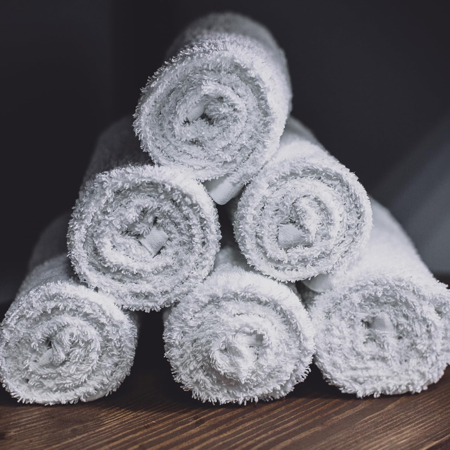 24 Pack White Bulk Bath Towels - Economy bath towels for Commercial Use