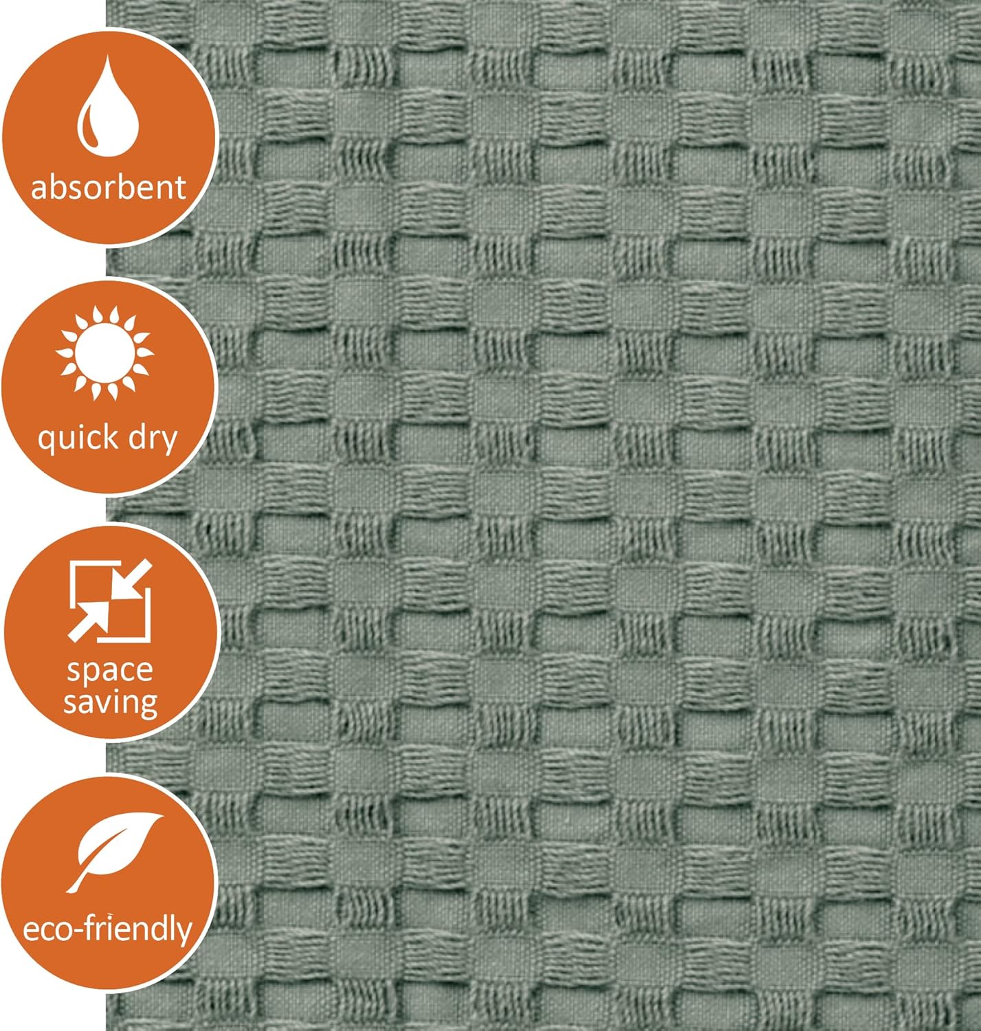 GILDEN TREE Waffle Towels - Quick Dry Absorbent