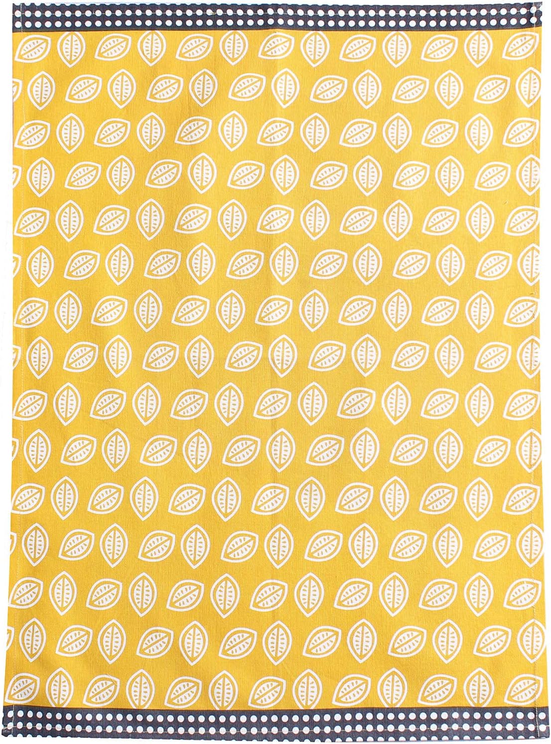 AccentHome 4-Piece Cotton Kitchen Towels Set Lemon Print 20x28