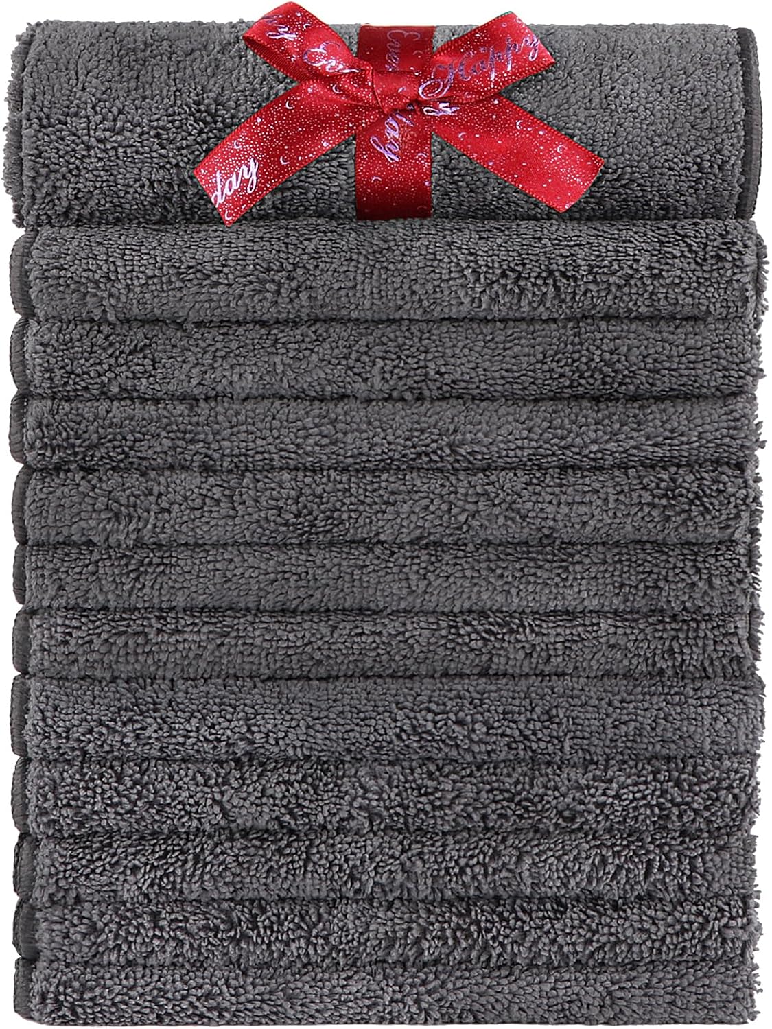 Microfiber Hand Towels for Bathroom Soft Durable 12-Pack