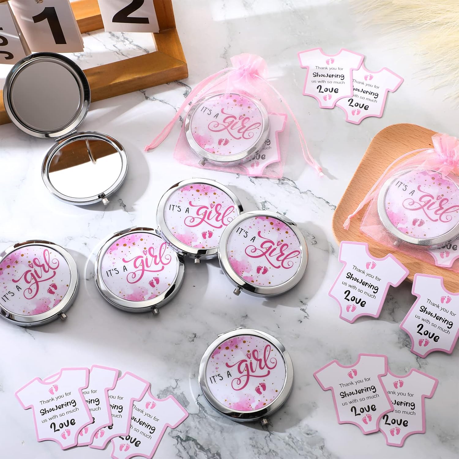 Wesiti 72-Piece Baby Shower Favors Set