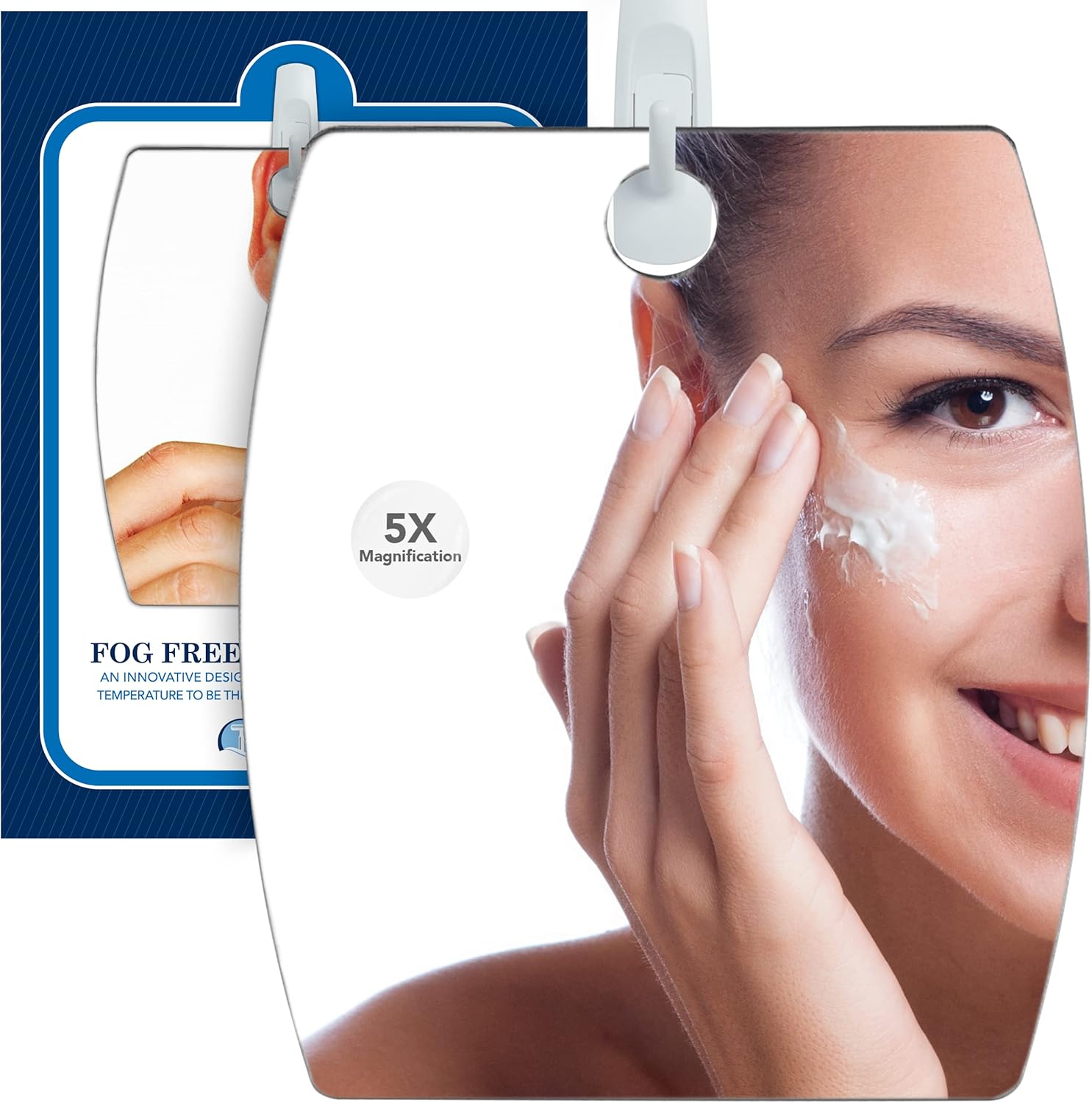 Curved Magnifying Mirror Shave Well Shave