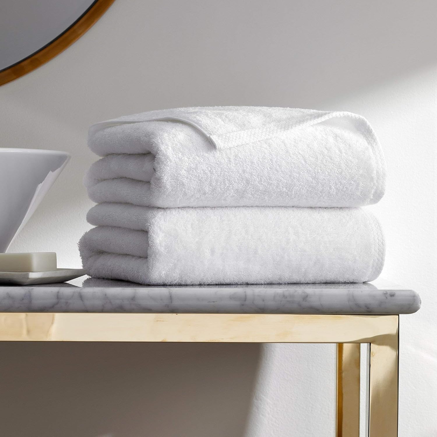 Luxury All-White Bath Sheet Set