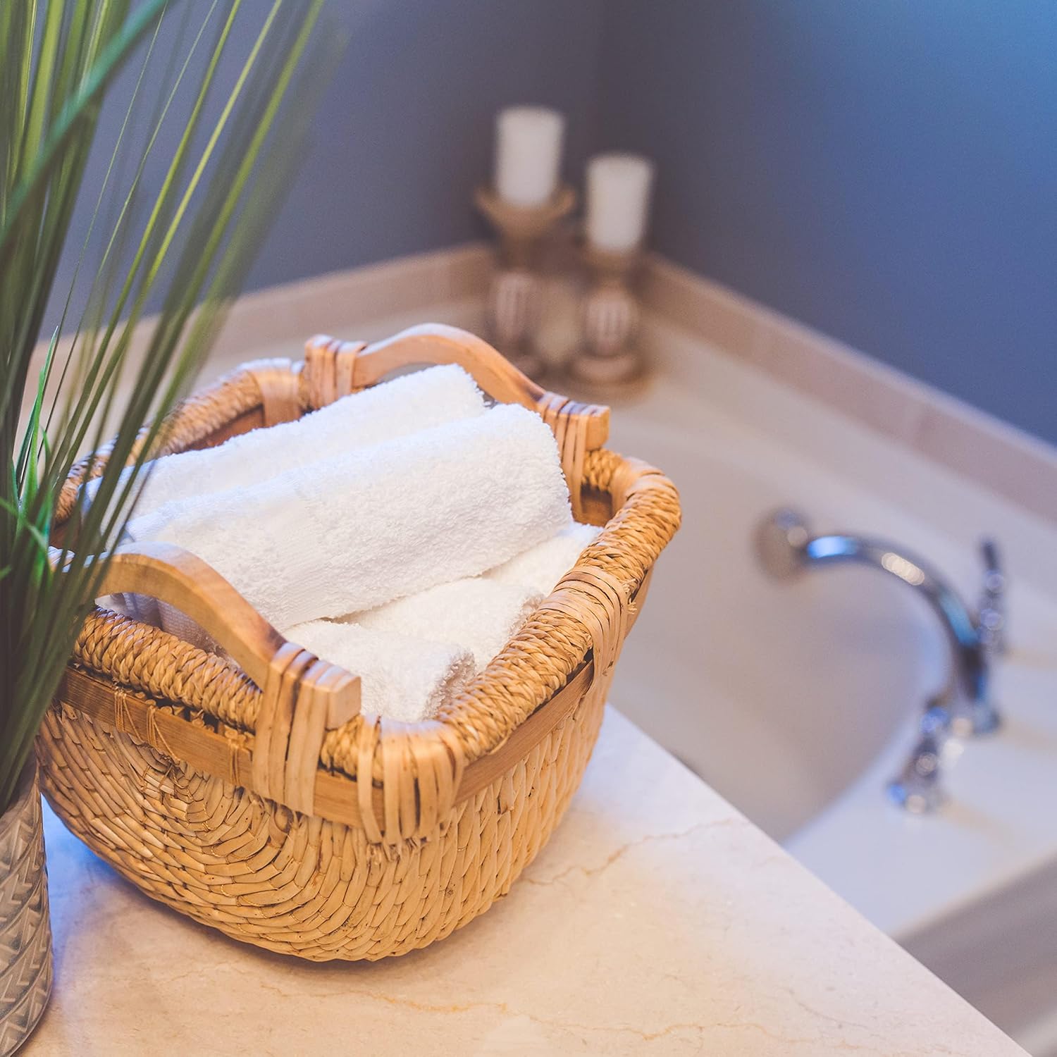 Green Lifestyle Washcloth Set - 100 Cotton 12x12