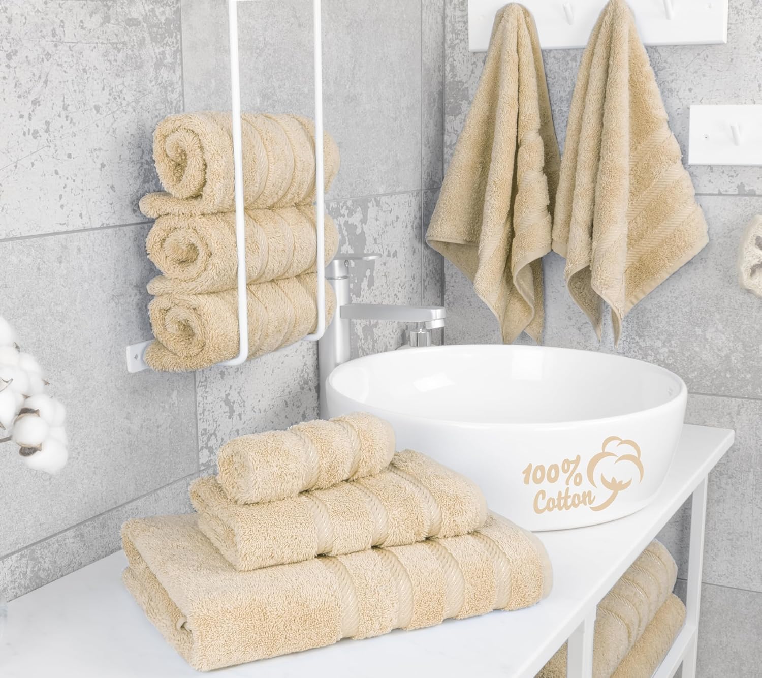 American Soft Linen Luxury 6-Piece Towel Set