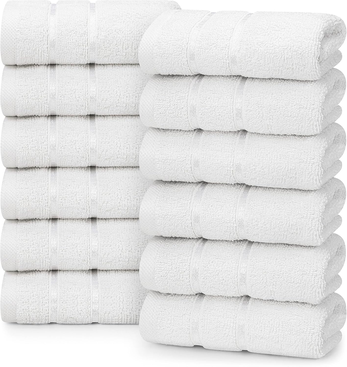 Utopia Towels - Viscose Luxury Wash Cloths Set 12 x 12 Inches