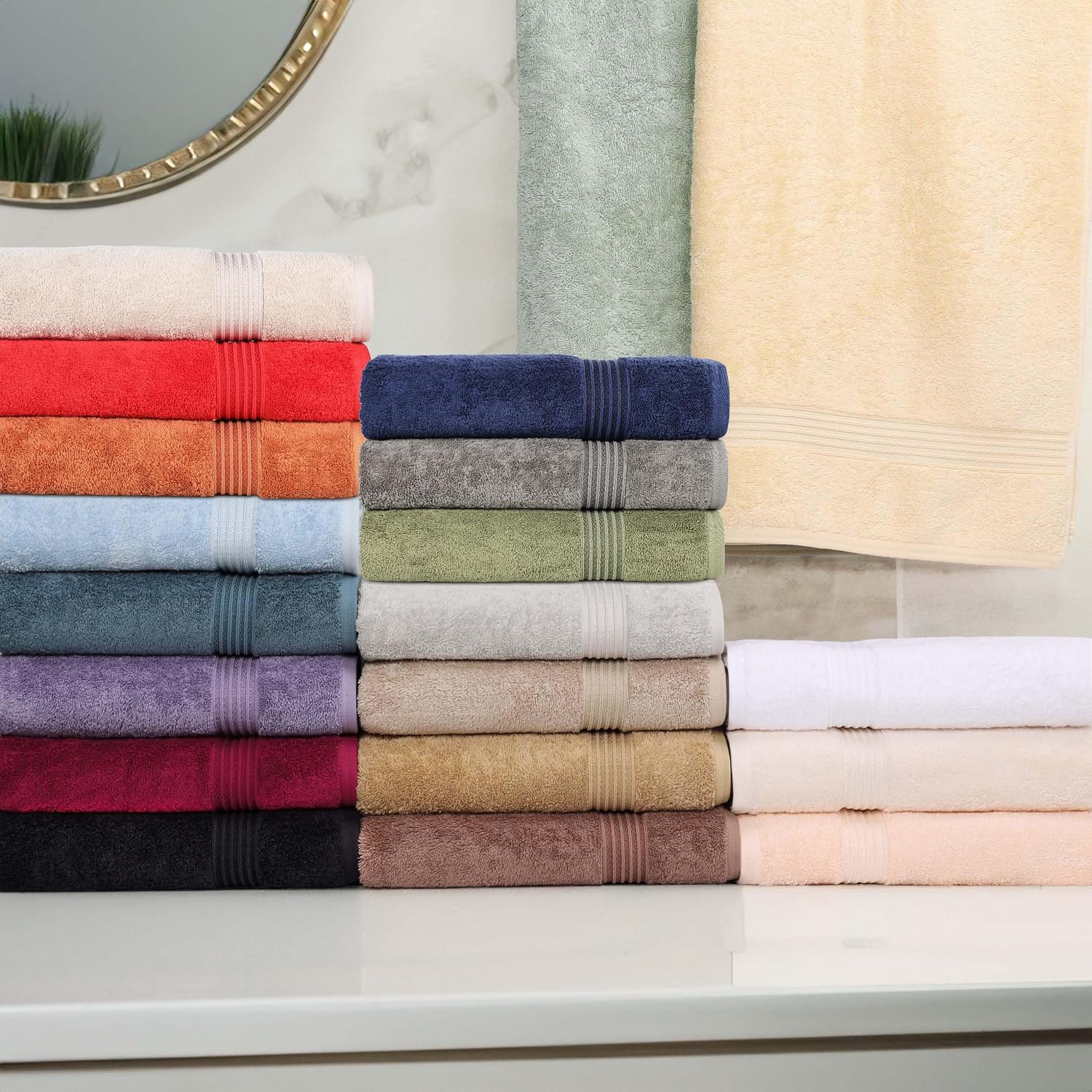 Superior Egyptian Cotton Oversized Bath Towels