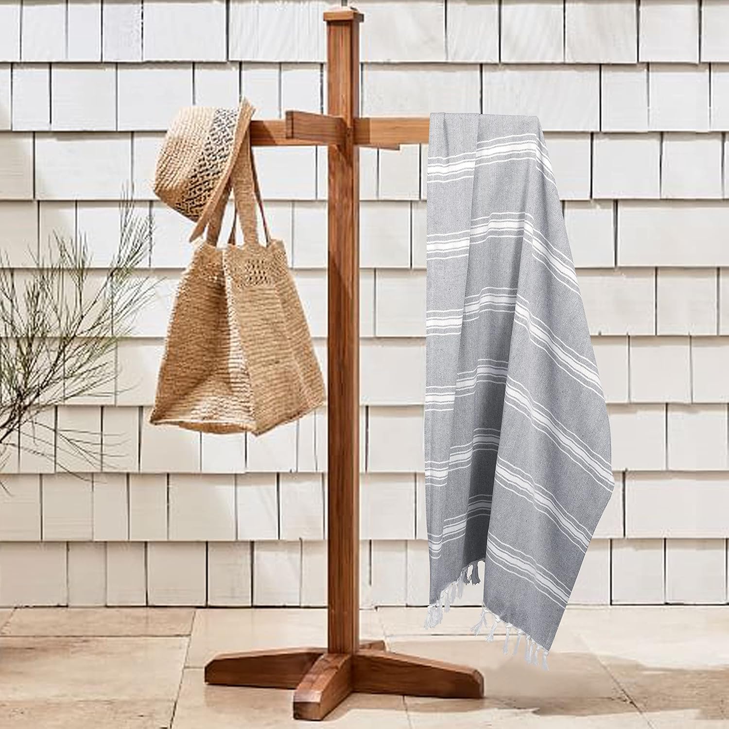 Belizzi Home Charcoal Grey Turkish Towel Set of 6