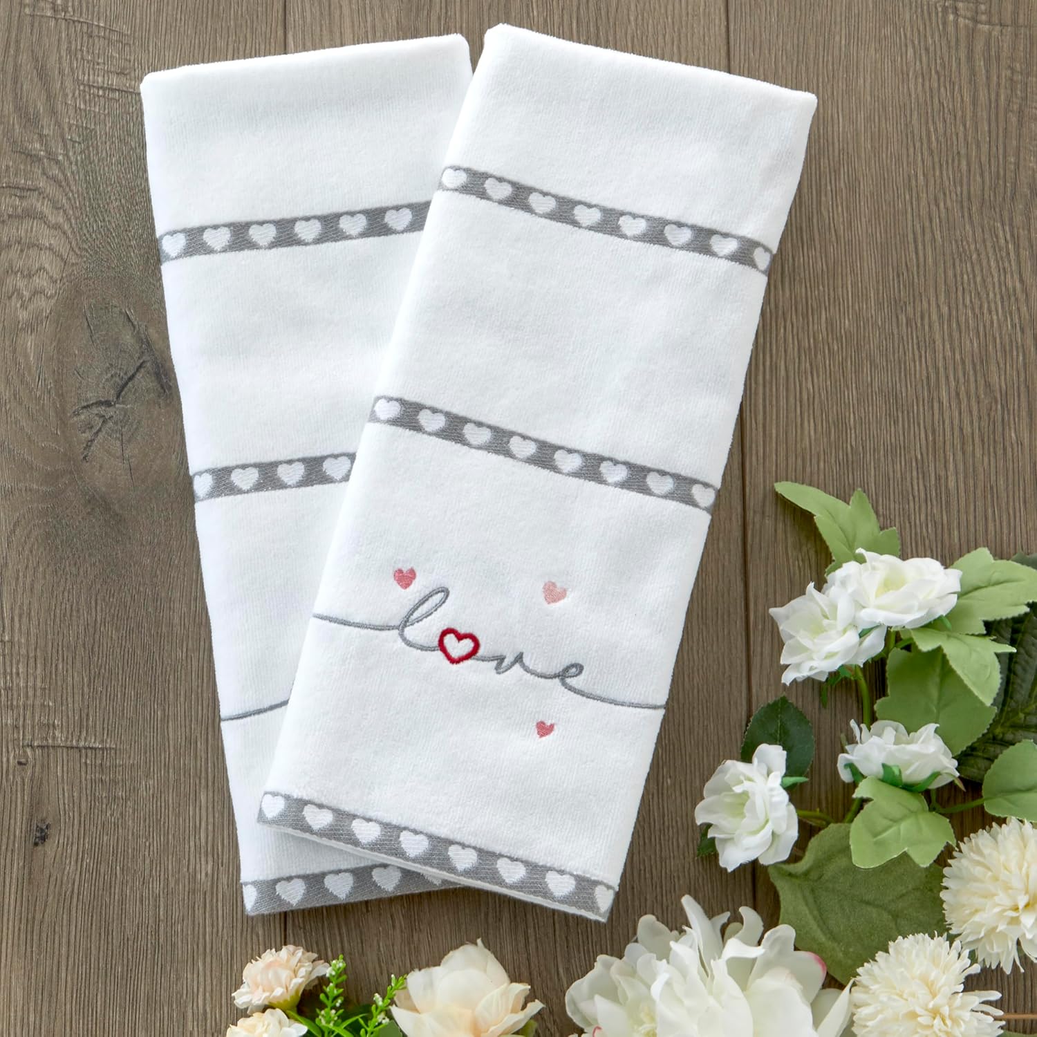 Heart-Filled Moments Hand Towel Set