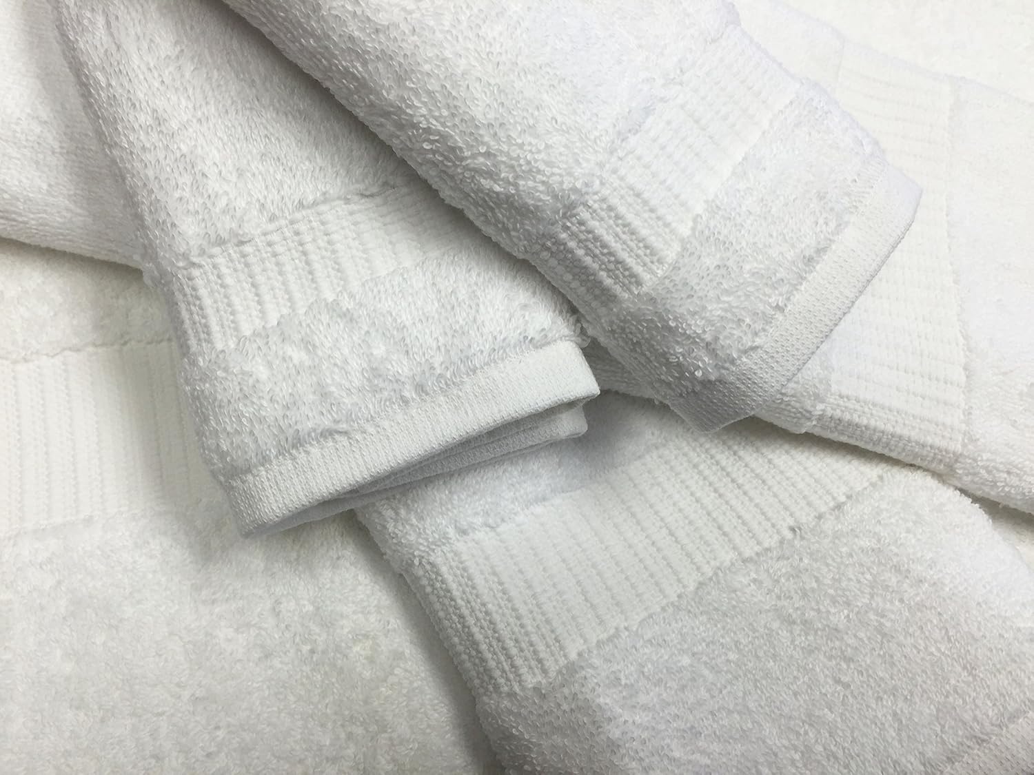 Optima Collection 13x13 White Washcloth Set of 24 - Eco-Friendly