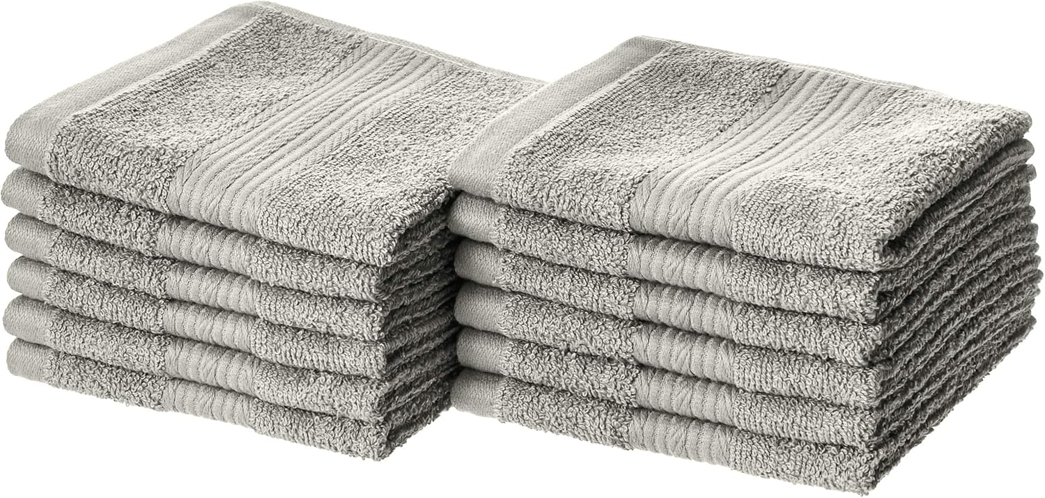12-Pack of Soft Cotton Washcloths