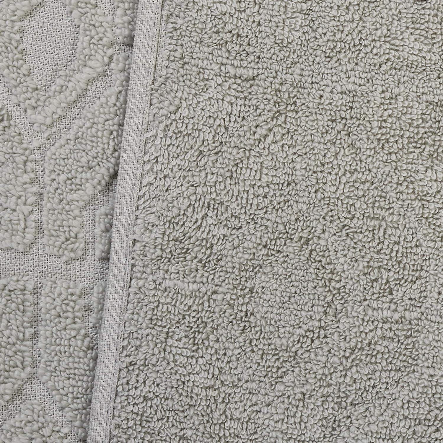 Amrapur Overseas 6-Piece Yarn Dyed Diamond Gate Jacquard Towel Set - Seafoam