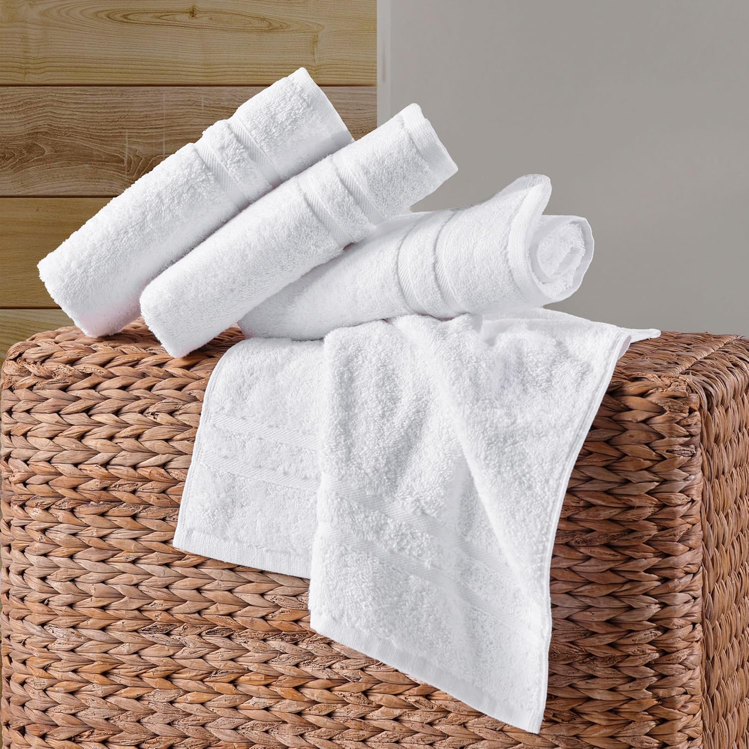 Elegant 16x29 Hand Towels for Home Spa Turkish Cotton
