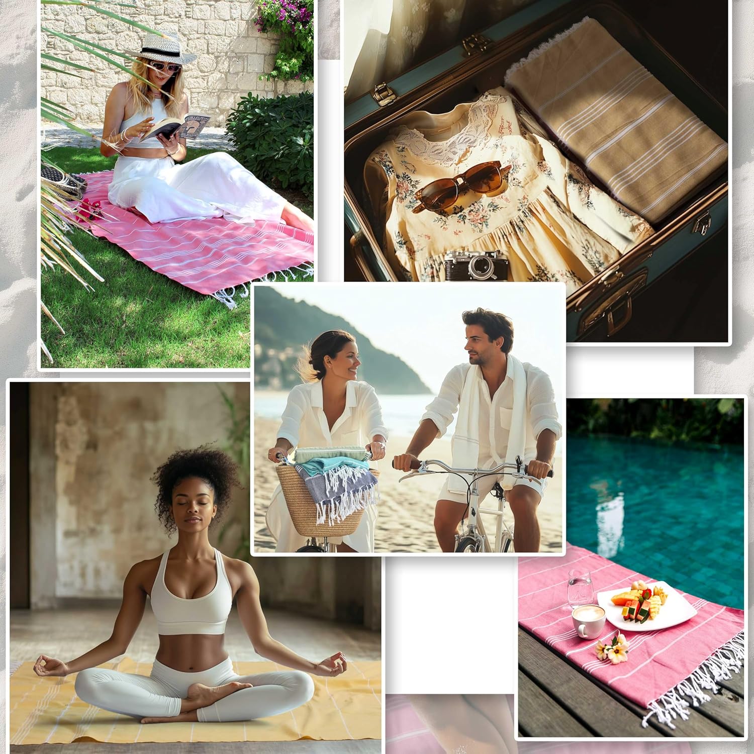 Perfect 100 Cotton Beach Towel for Beaches Travelers