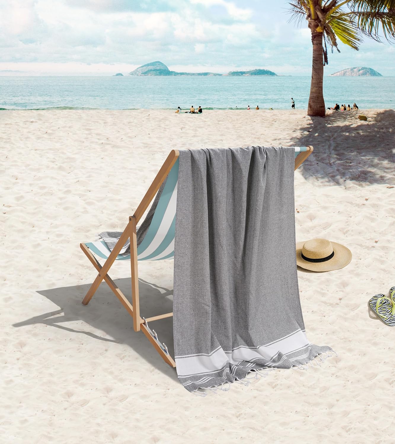 6-Piece Beach Towels for Women No Sand Quick-Dry Set