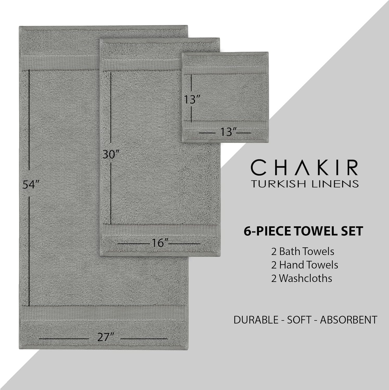 Chakir Luxury Cotton Towel Set for Home
