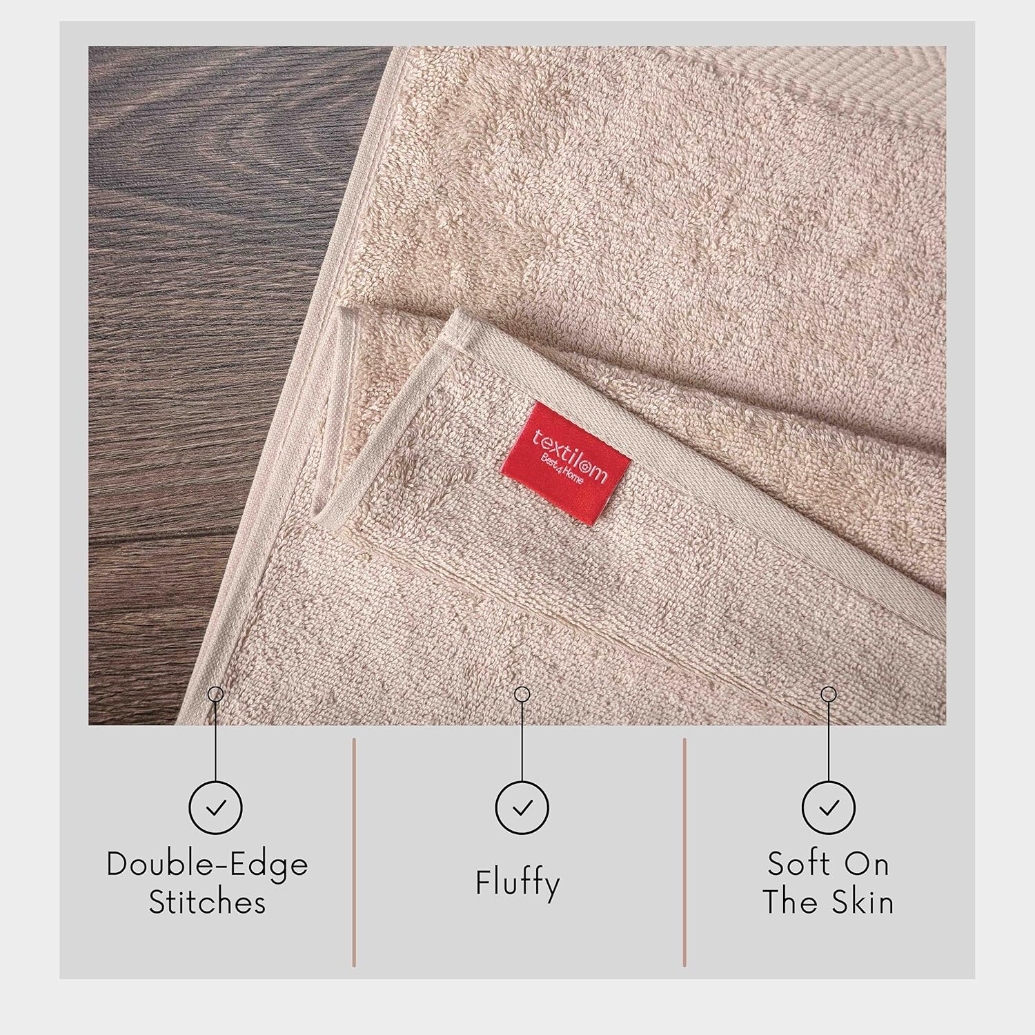 Luxury Turkish Cotton Bath Towels Set